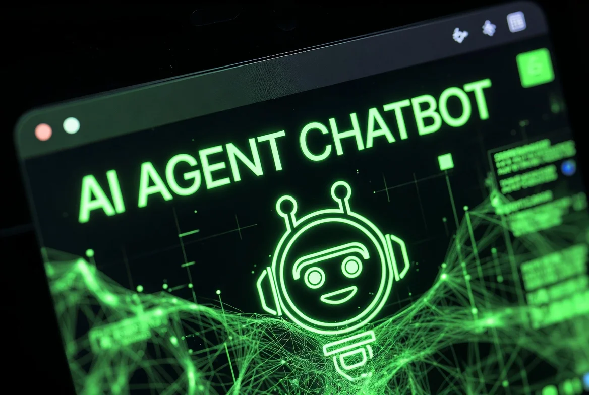 AI agent on a website resolving customer issues compared to a traditional chatbot